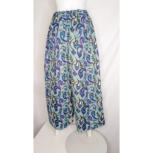Palazzo wide Leg Trousers: Size 20 , paisley ethnic