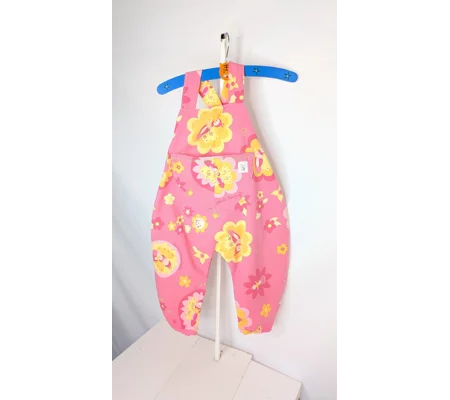 Baby dungarees age 12-18m, Papillon pink