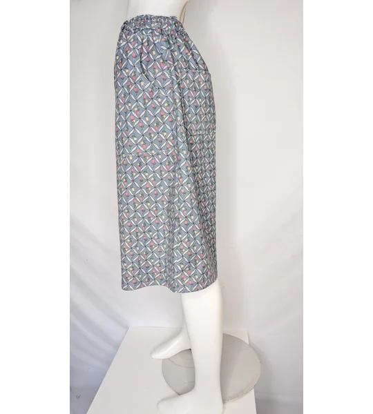 Wide Leg culottes: Size 14, ditsy buds