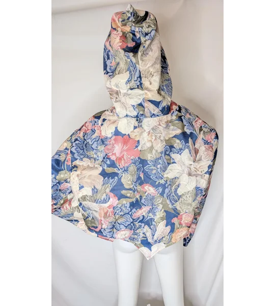 tapestry vintage style jacket: Unique Upcycled crop jacket, Size 16-18