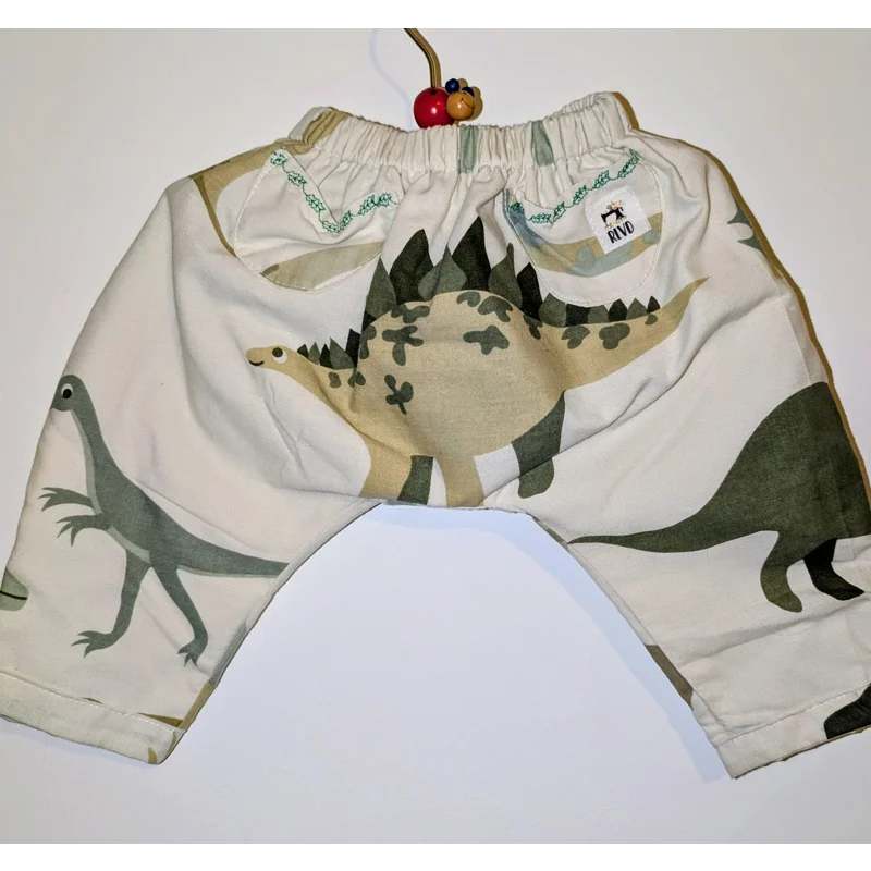 Baby dinosaur trouser-pants. age 3-6m.