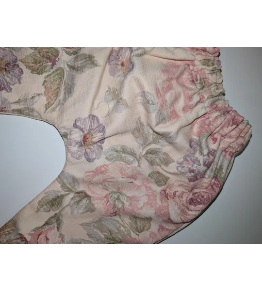Baby trouser-pants. age 3-6m (vintage rose)