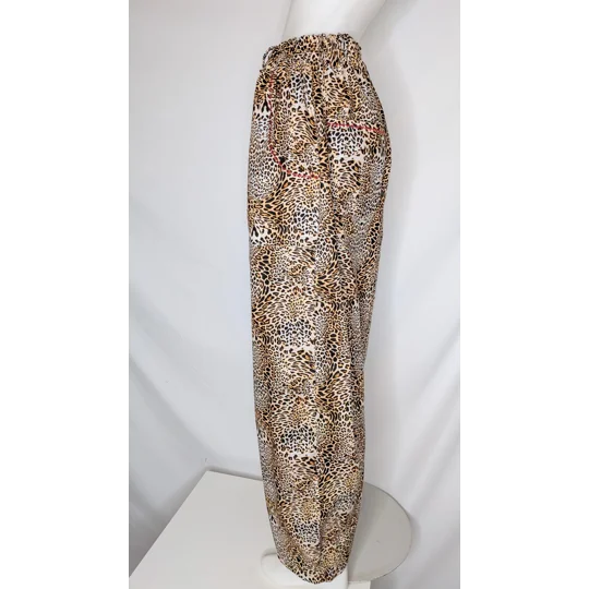 Barrel Leg leopard lovely trousers: Size 16, baggy trousers