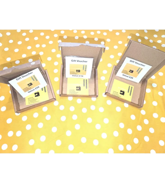Reloved Designs Fashion Voucher, Reworked Clothing Gift Card