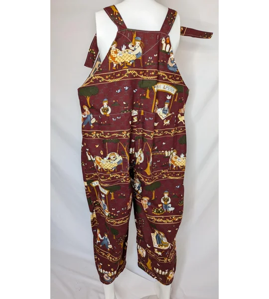 Dungarees Size 20, Barrel leg, rag doll and dog dungarees