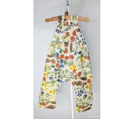 Baby Dungarees age 3-6m floral fiesta