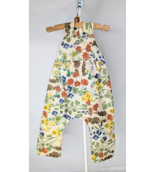 Baby Dungarees age 3-6m floral fiesta