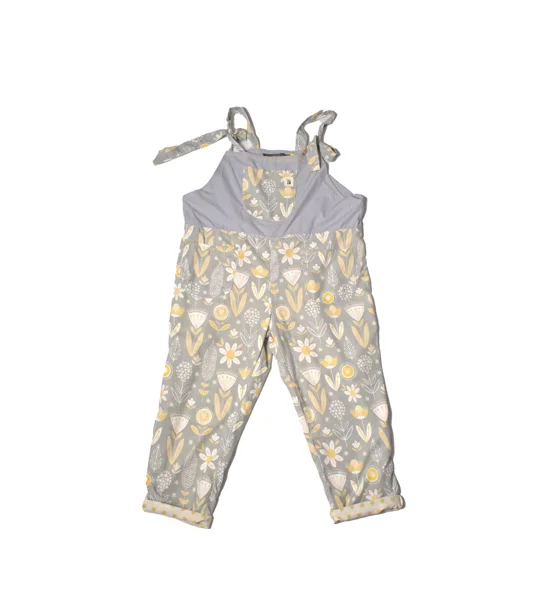 Upcycled patchwork Dungarees: Size 16-18/XL Baggy Fit Overalls