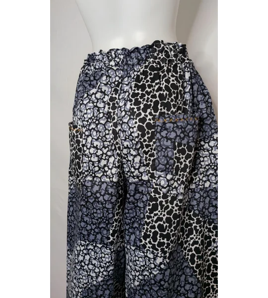 Barrel Leg Trousers: Size 18 stoney animal print