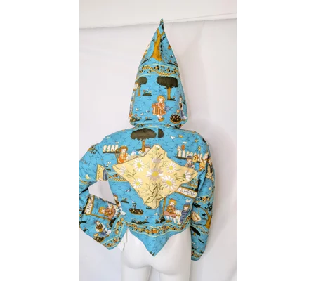 Kid core dolls pattern jacket: Unique crop jacket, Size 10-12