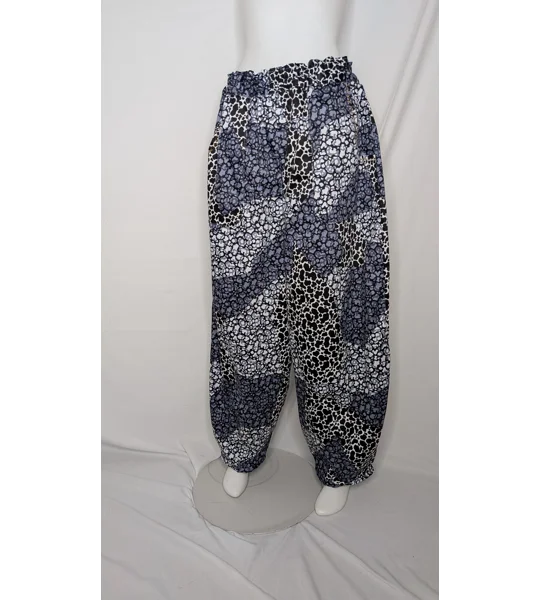 Barrel Leg Trousers: Size 18 stoney animal print
