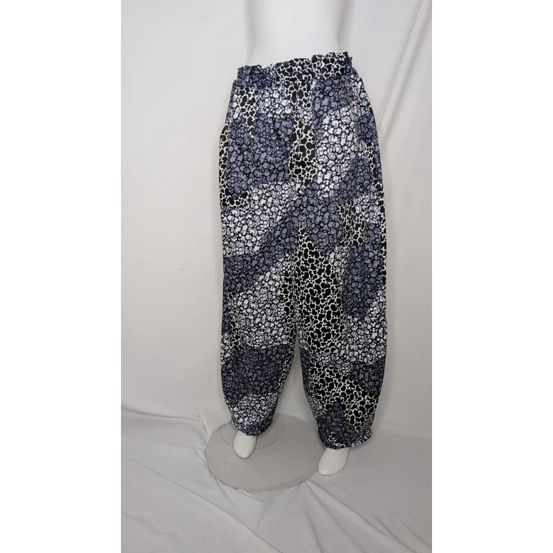 Barrel Leg Trousers: Size 18 stoney animal print