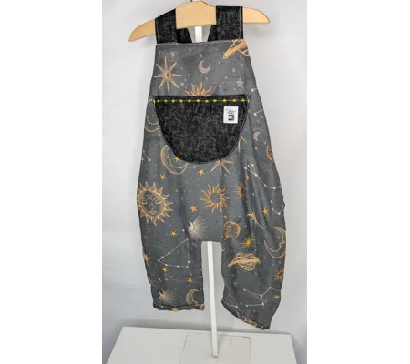 Toddler 18-24m dungarees whimsical celestial