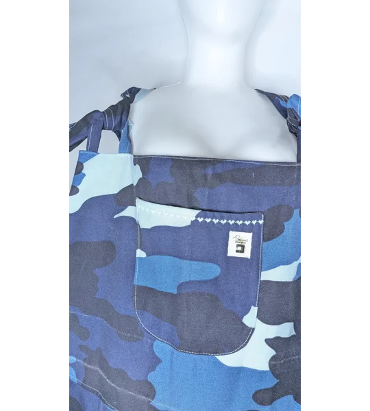 Camouflage Dungarees Size 20: Upcycled Plus Size Overalls