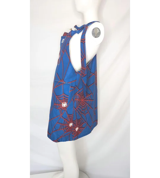 dress size 12, character dress, pinafore, webs