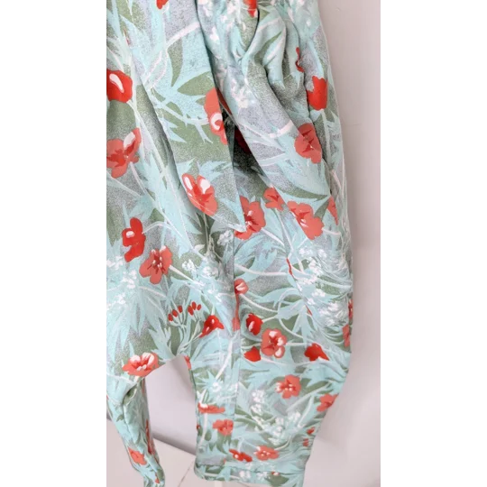 Toddler Dungarees, poppy field dreams (12-18m) sustainable children's gift.