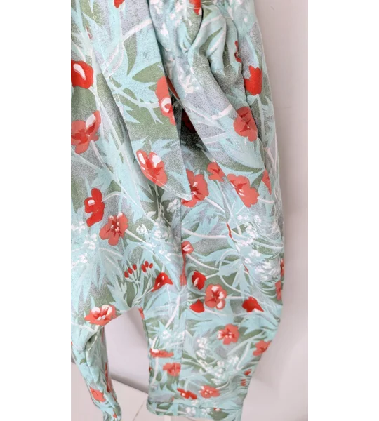 Toddler Dungarees, poppy field dreams (12-18m) sustainable children's gift.