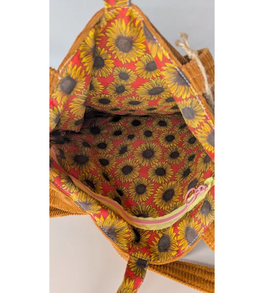 Large tote, sunflower student