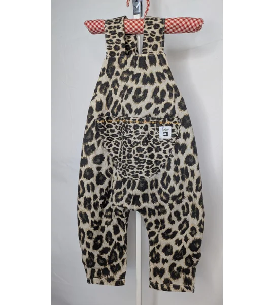 Baby Dungarees age 3-6m animal print