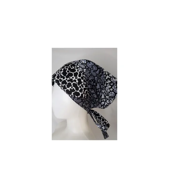 bandana-hair scarf-hair accessorie-sun hat-sun scarf-hair cover-beach hat-holiday hat- monochrome an