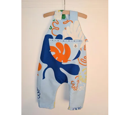 Toddler Dungarees, romper,(12-18m) sustainable children's gift.