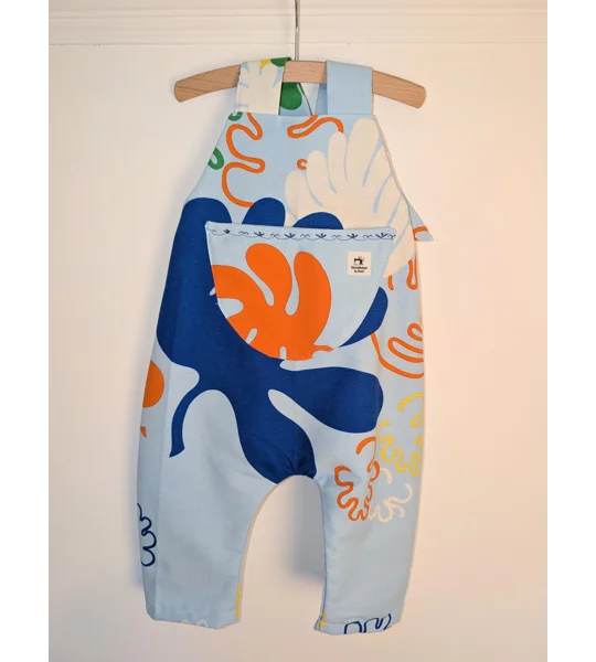 Toddler Dungarees, romper,(12-18m) sustainable children's gift.