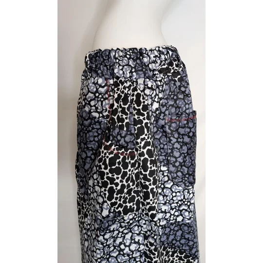 Palazzo wide leg trousers: Size 18 stoney animal print