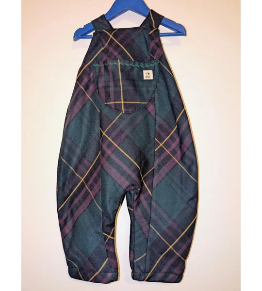 Tartan Dungarees for your Stylish Toddler (3-4 years)