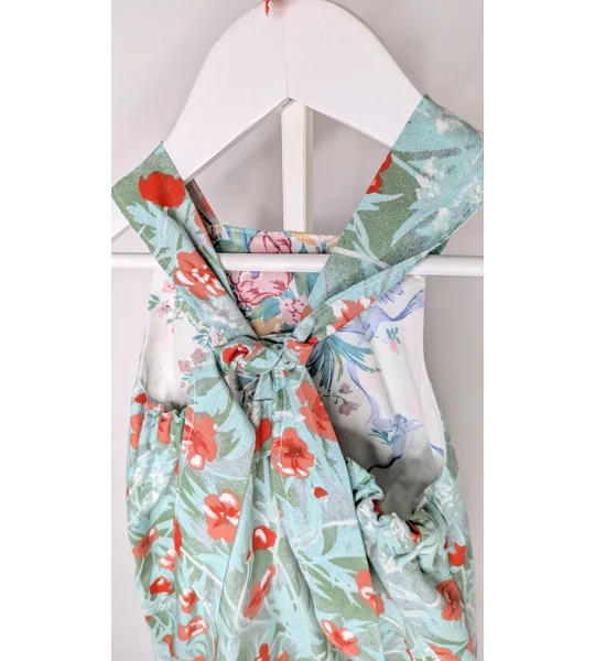 Toddler Dungarees, poppy field dreams (12-18m) sustainable children's gift.