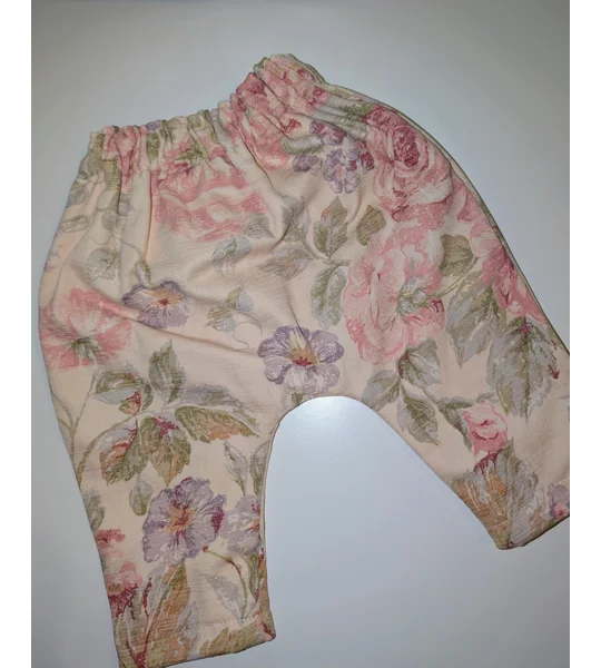 Baby trouser-pants. age 3-6m (vintage rose)