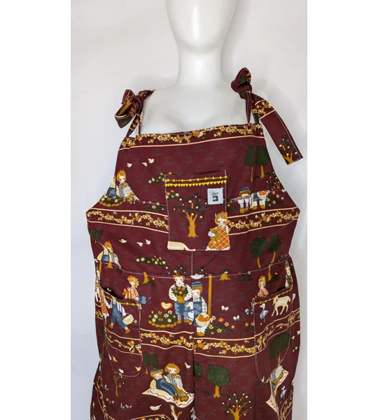 Dungarees Size 20, Barrel leg, rag doll and dog dungarees