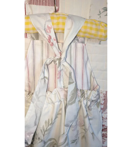 Floral birds Baby Dungarees, Upcycled Kids Overalls (18-24y)