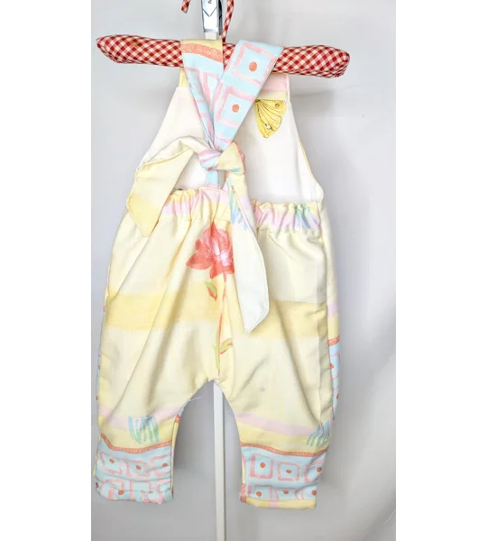 Baby Dungarees age 3-6m 90s nostalgia yellow