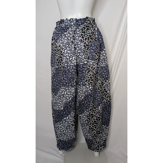 Barrel Leg Trousers: Size 18 stoney animal print