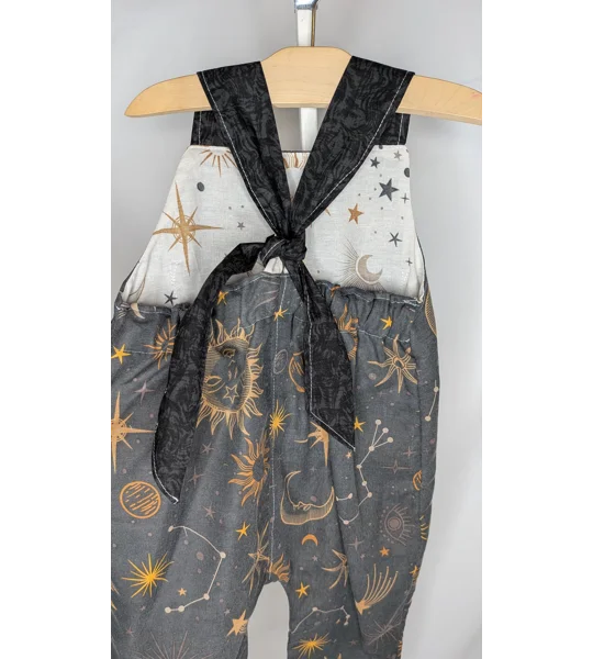 Toddler 18-24m dungarees whimsical celestial