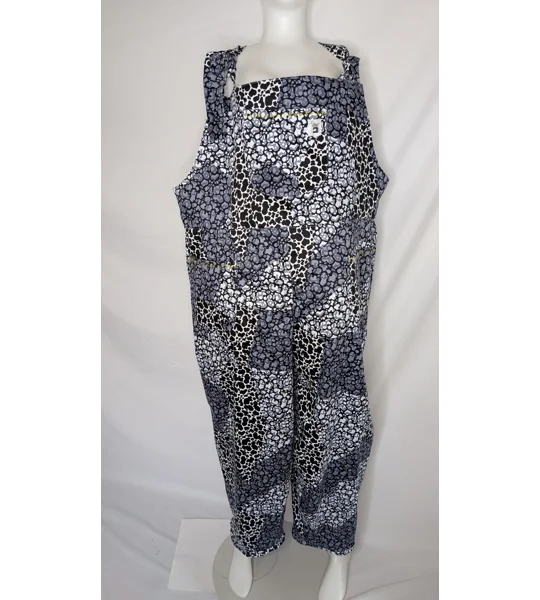 Dungarees: Size 20 Baggy Fit Overalls, animal print stone
