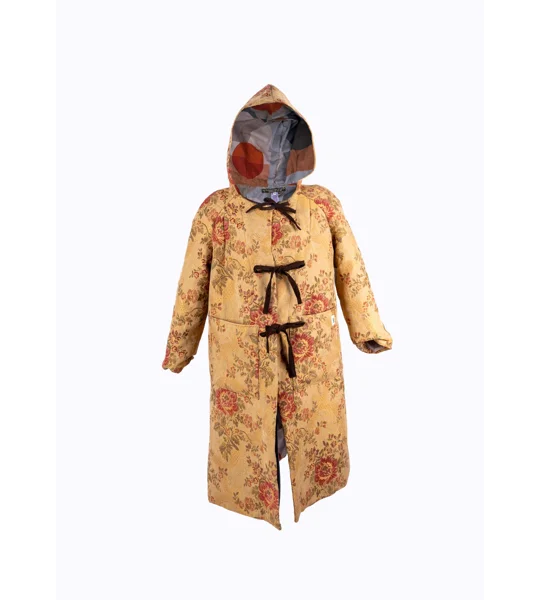 Coat size 16, tapestry design boho coat.