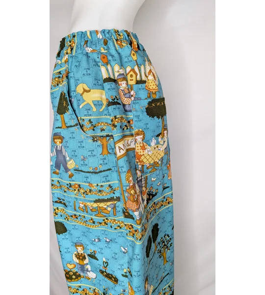 Barrel Leg Trousers: Size 14, nursery rhyme whimsical