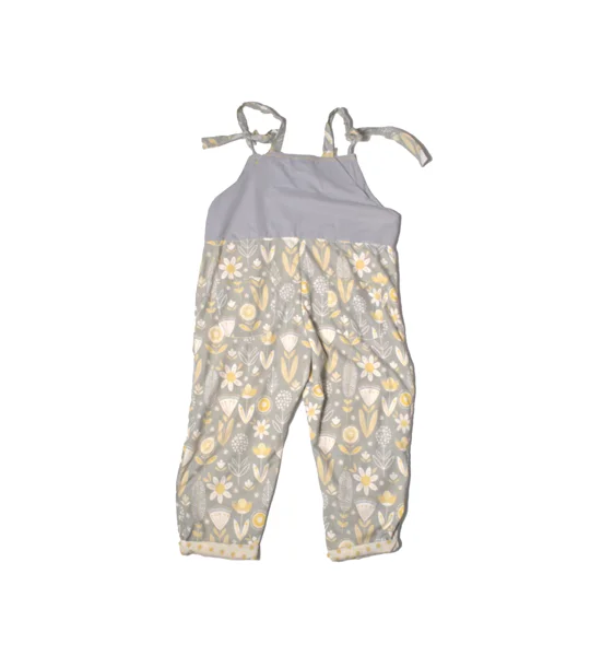 Upcycled patchwork Dungarees: Size 16-18/XL Baggy Fit Overalls