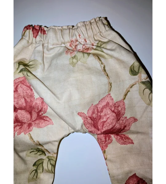 Baby trouser-pants. age 3-6m (vintage floral)