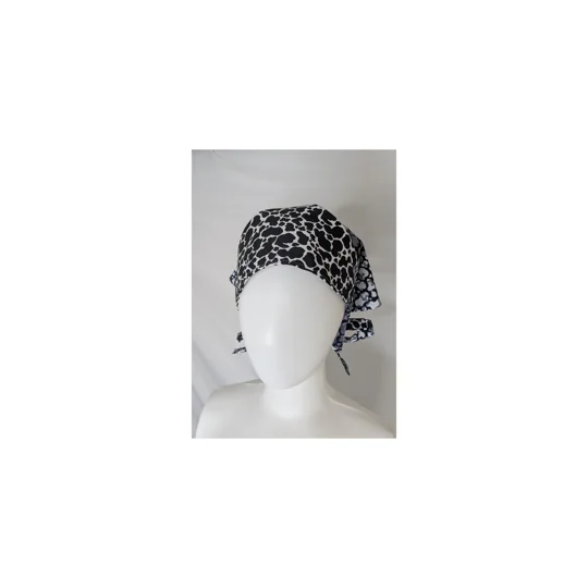 bandana-hair scarf-hair accessorie-sun hat-sun scarf-hair cover-beach hat-holiday hat- monochrome an