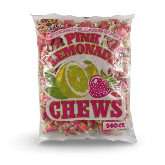240 Ct Chewy Pink Lemonade Candy