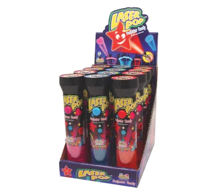 Laser Pop Candy - 12ct