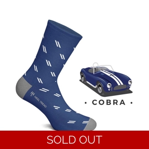 Cobra inspired socks from heel and tread
