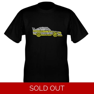 s1 quattro wordart t shirt