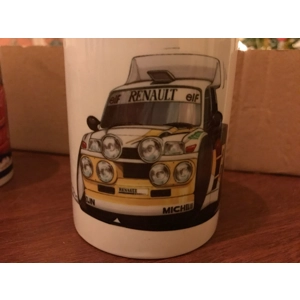 koolart cartoon Renault 5 Rally Car Mug