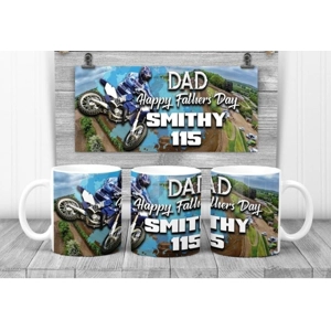 Custom bike 11 oz mug
