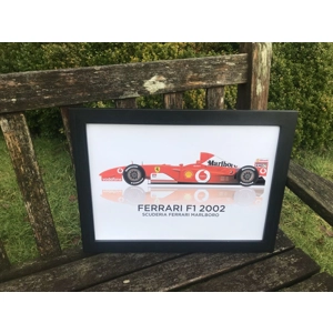 A3/A4 classic f1 Ferrari F1 2002 artwork