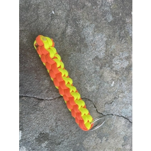 Orange army Paracord Keyring