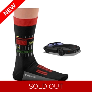 Heel and tread KITT car socks